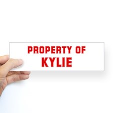 property_of_kylie_bumper_bumper_sticker